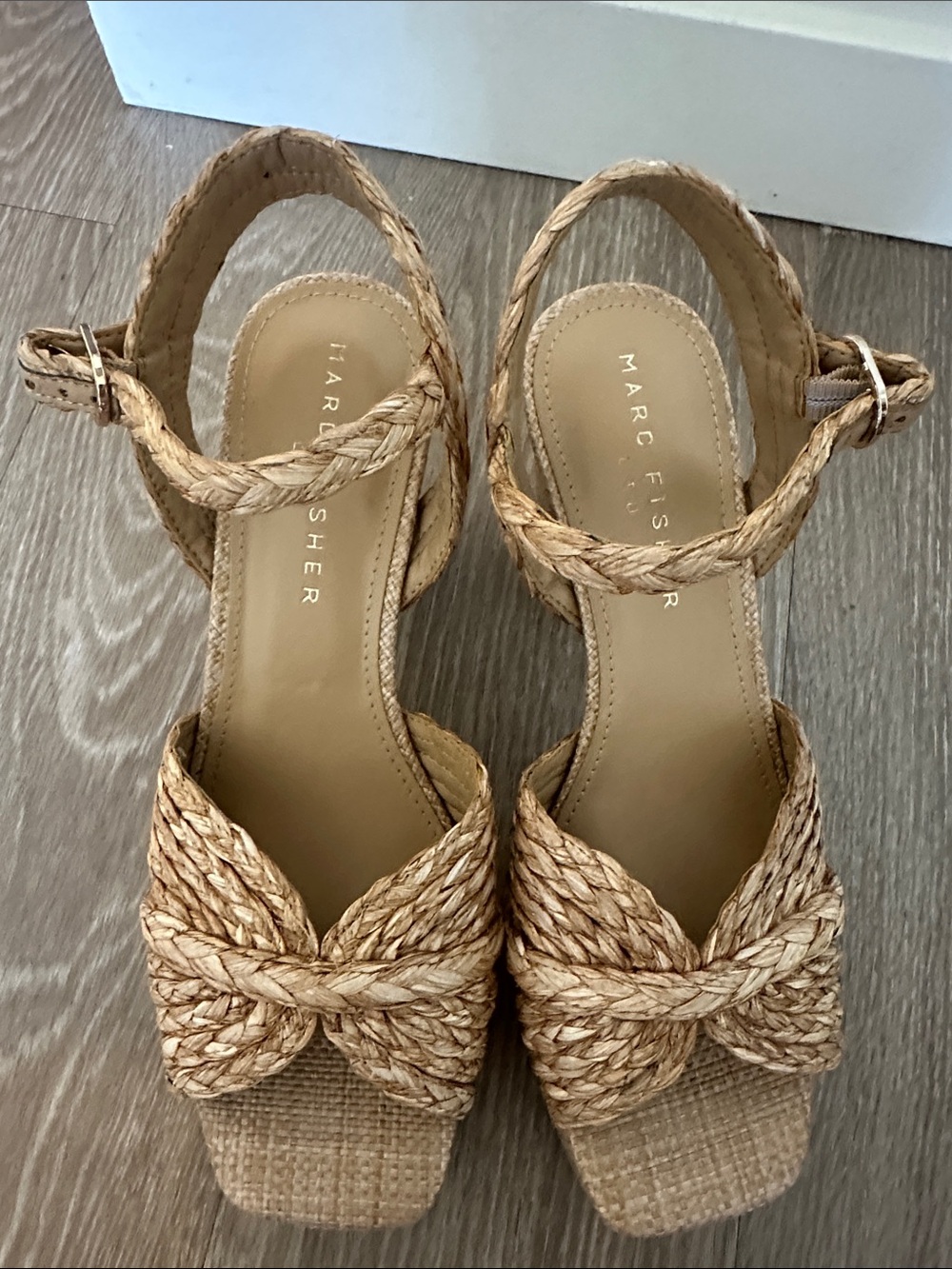 Marc Fisher Platform Heel Sandals Size 8 - Picture 5 of 8